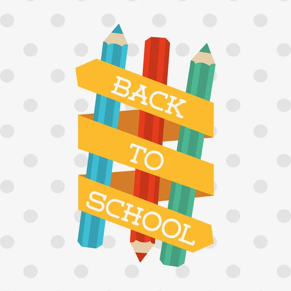 Back to school design — Stock Vector