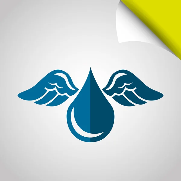 Progettazione concetto acqua — Vettoriale Stock