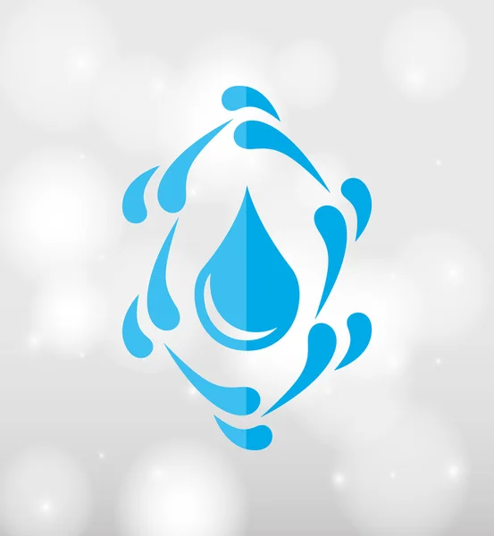Σχεδιασμός concept νερό — Διανυσματικό Αρχείο
