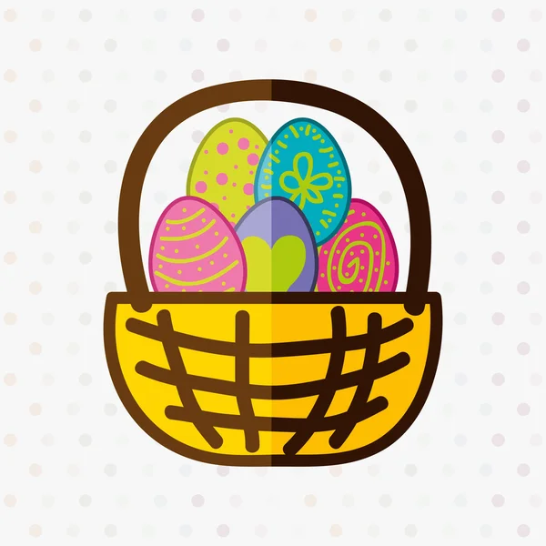 Happy easter design — Stock Vector