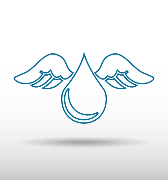 Концепція дизайну води — стоковий вектор