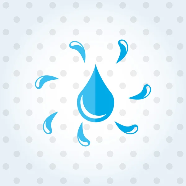 Water concept design — Stock Vector