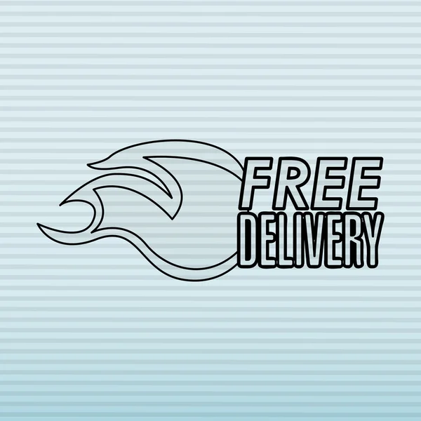 Delivery service  design — Stock Vector