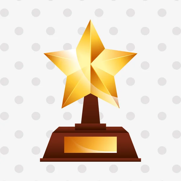 Design de prêmio de ouro — Vetor de Stock