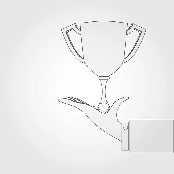 Gouden award design — Stockvector