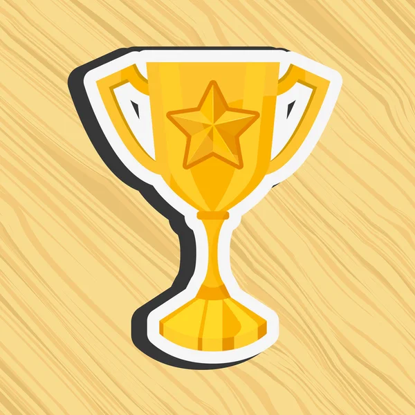 Gouden award design — Stockvector