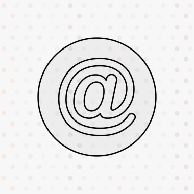 arroba simgesi tasarım