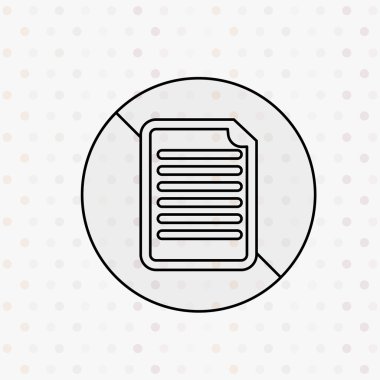 Belge simgesi tasarım