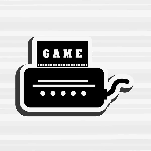Video oyun tasarım — Stok Vektör