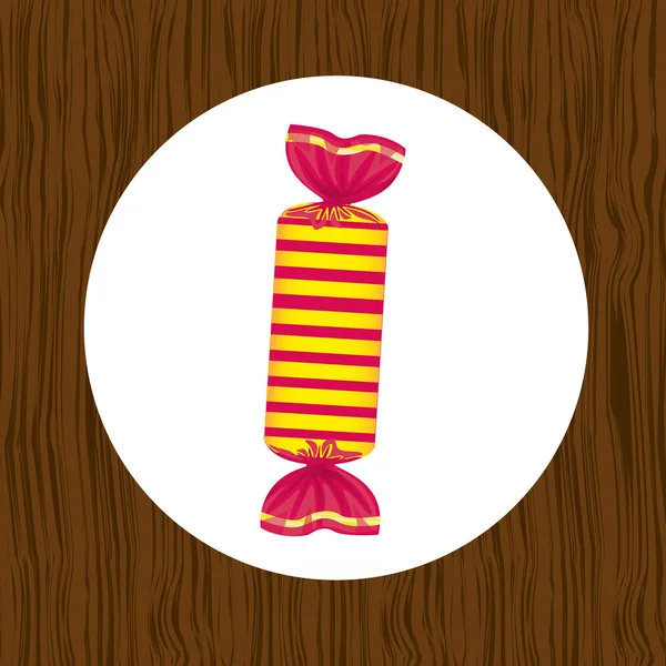 Bonbons sucrés design — Image vectorielle