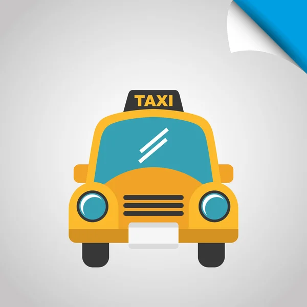 Design des Taxidienstes — Stockvektor