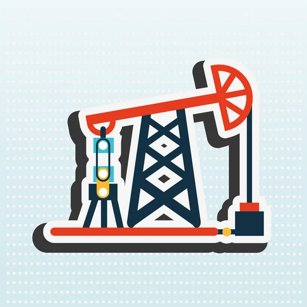 Projeto da indústria petrolífera —  Vetores de Stock