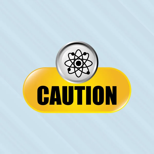 Caution sign  design — Stock Vector