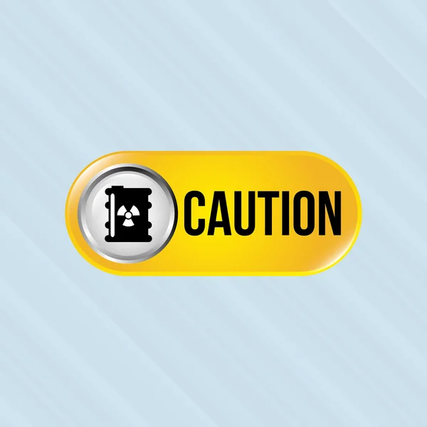 Caution sign  design — Stock Vector