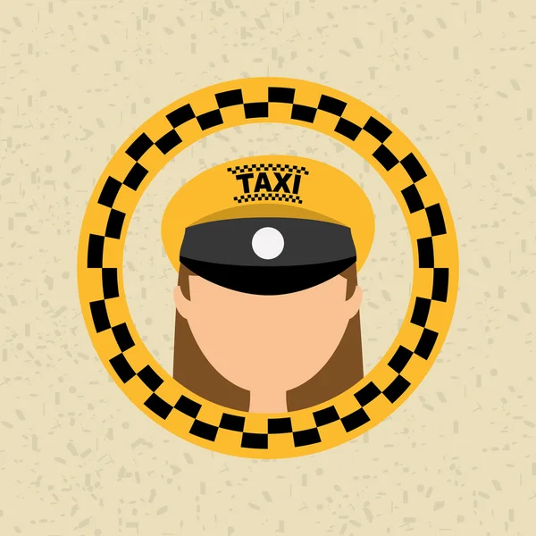 Дизайн такси — стоковый вектор