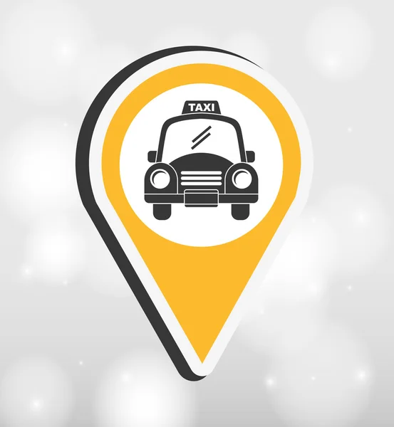 Conception de service de taxi — Image vectorielle