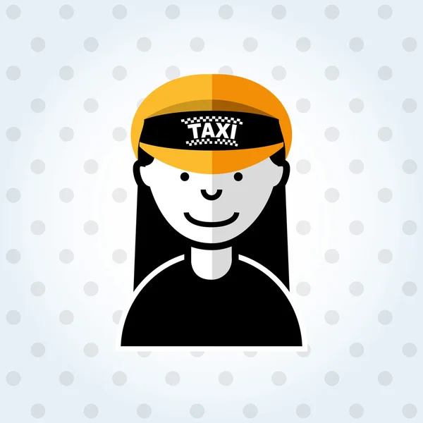 Servicii de taxi design — Vector de stoc