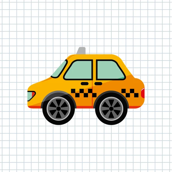 Diseño del servicio de taxi — Vector de stock