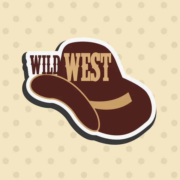 Wilde westen pictogram ontwerp — Stockvector