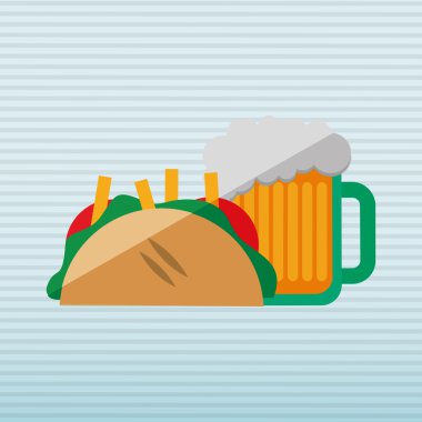 Meksika kültür simgesi tasarım