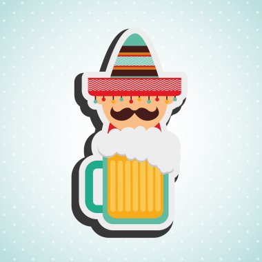 Meksika kültür simgesi tasarım