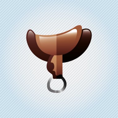 Vahşi Batı simgesi tasarım