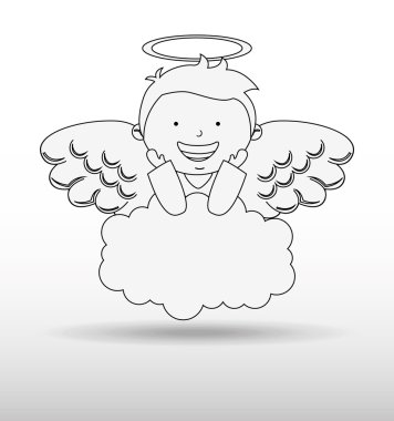 Sevimli melek tasarım