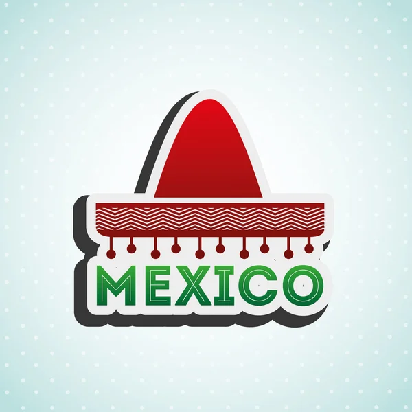 Mexican culture icon design — Stock Vector