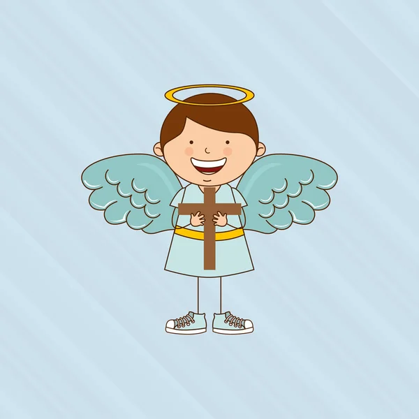 可爱的天使设计 — 图库矢量图片