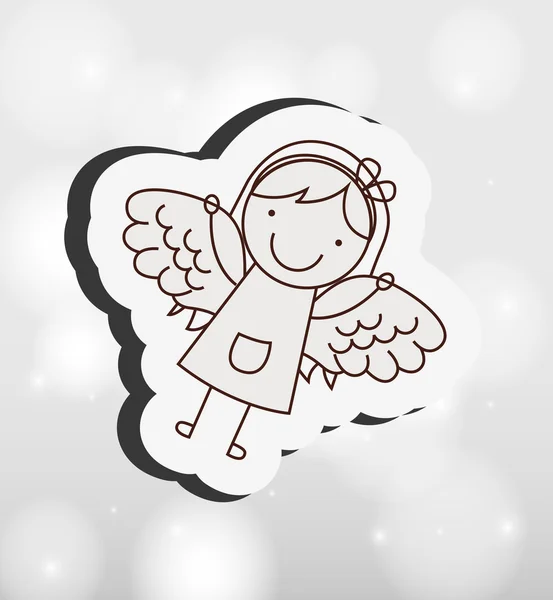 Design anjo bonito —  Vetores de Stock