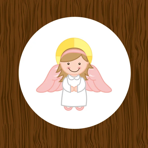 Roztomilý andělé design — Stockový vektor