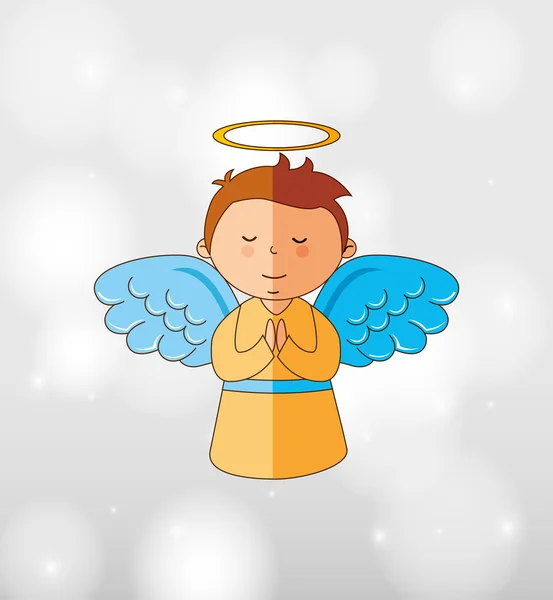 Roztomilý anděl design — Stockový vektor