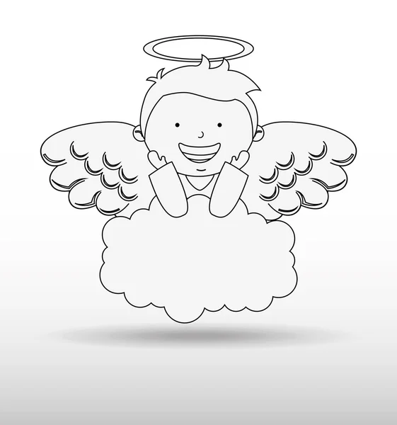 Cute angel design — Stock Vector