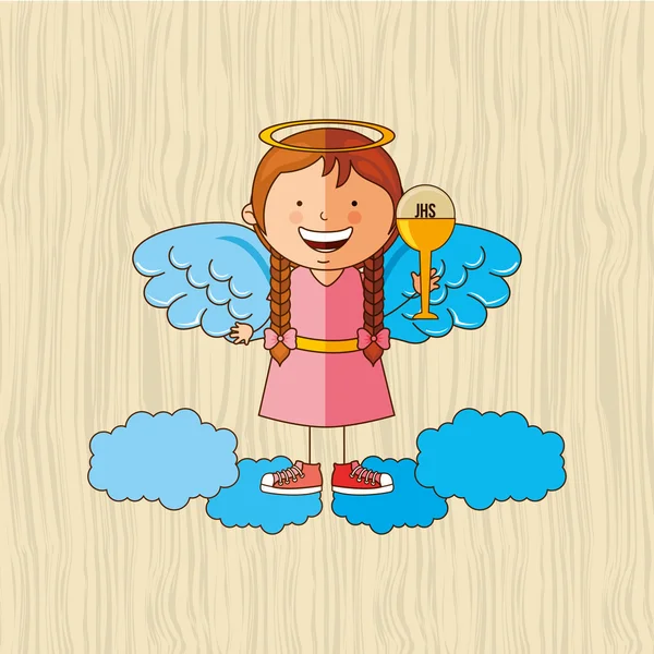 Cute angels design — Stock Vector