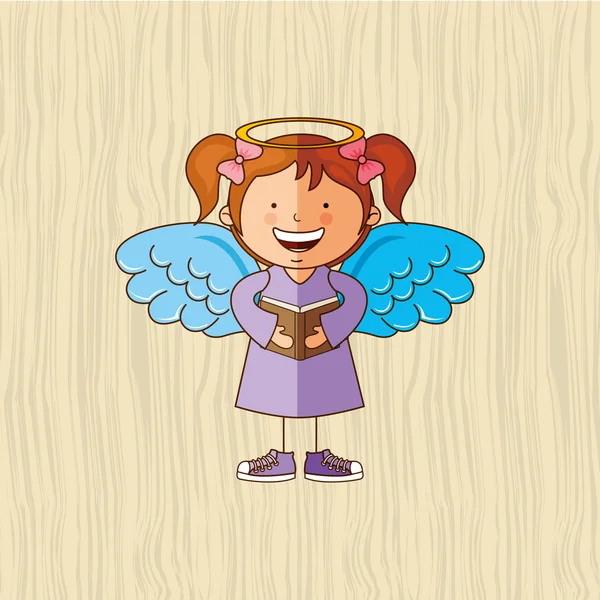 Cute angel design — Stock Vector