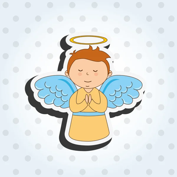 Lindo ángel diseño — Vector de stock