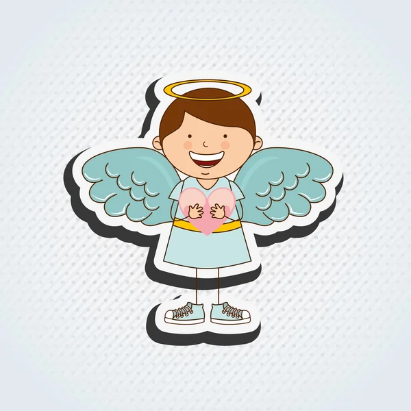 Cute angel design — Stock Vector