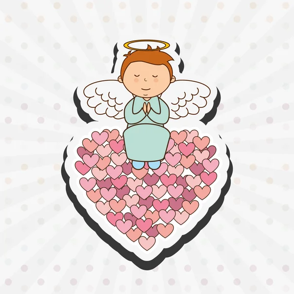 Cute angel design — Stock Vector