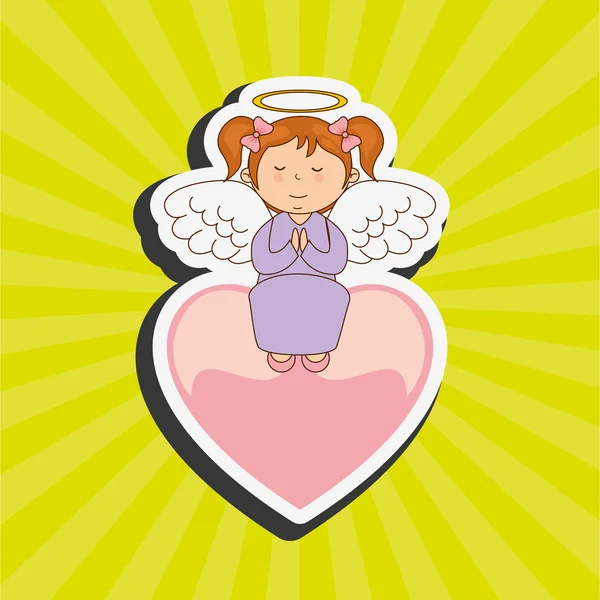 Cute angel design — Stock Vector