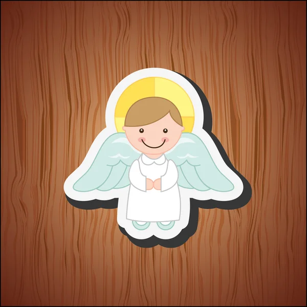 可爱的天使设计 — 图库矢量图片