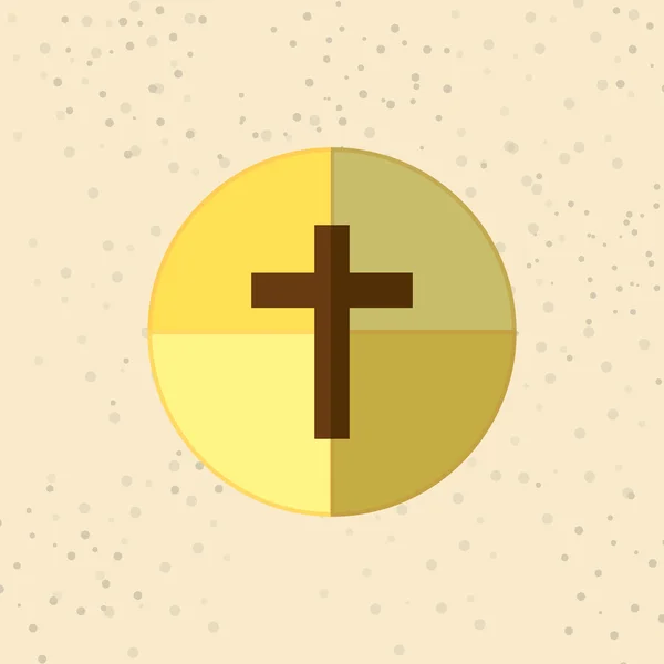 Katolinen ikoni suunnittelu — vektorikuva