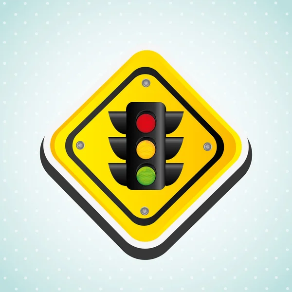 Traffic sign design — Stock Vector