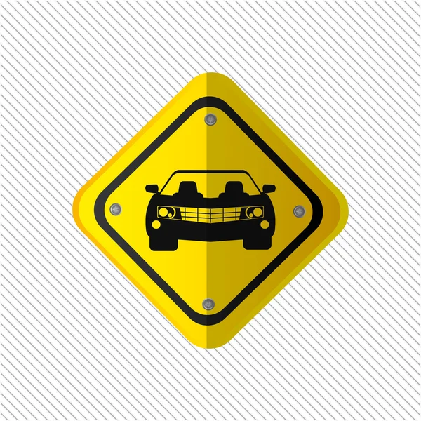 교통 표지 디자인 — 스톡 벡터