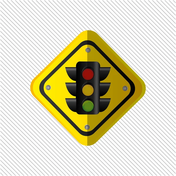 Traffic sign design — Stock Vector