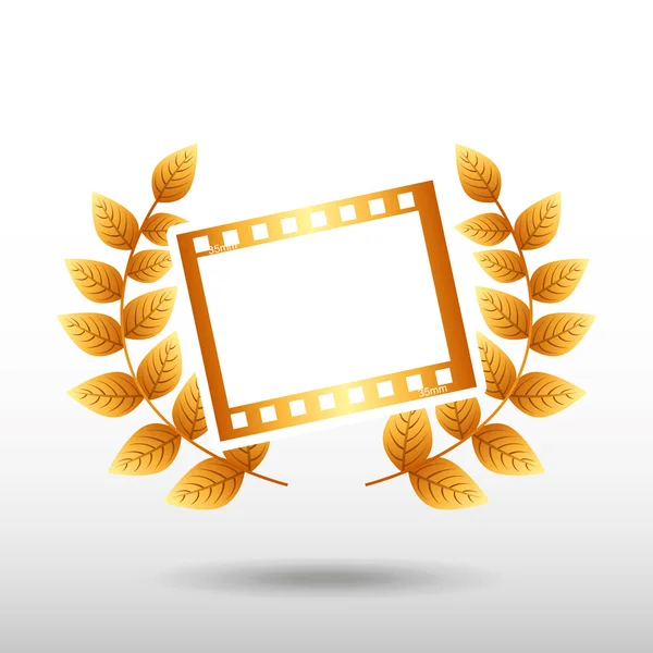 Diseño de premios de cine — Vector de stock