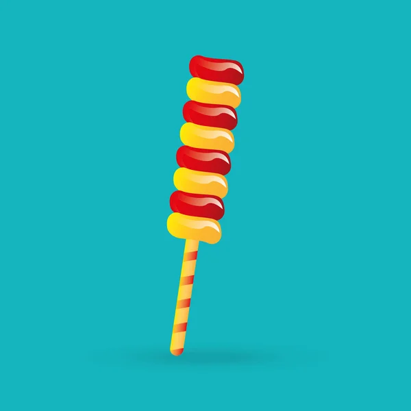 Candy shop ontwerp — Stockvector