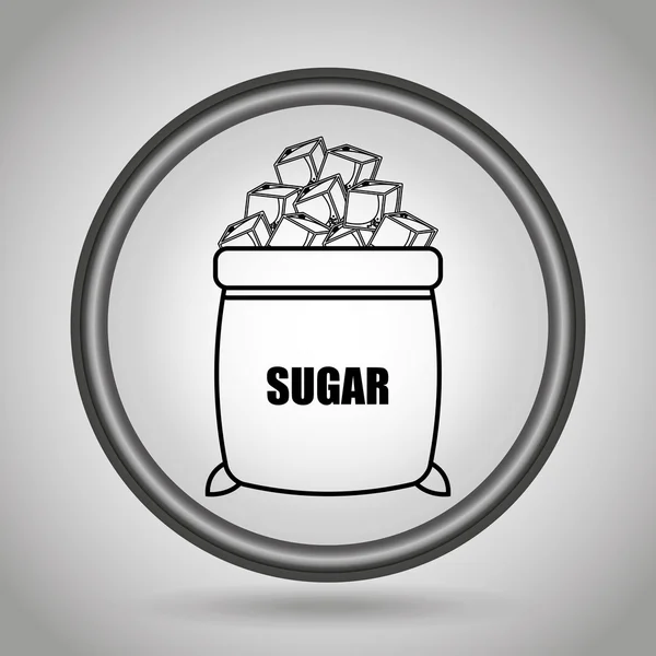 Projektowanie produktu cukru — Wektor stockowy