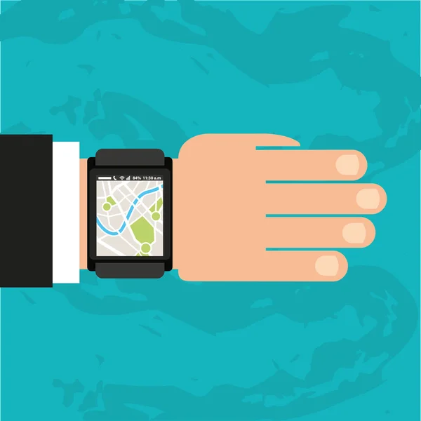 GPS навігатор дизайн — стоковий вектор