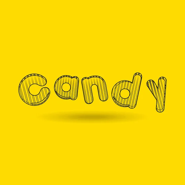 Candy shop projektu — Wektor stockowy