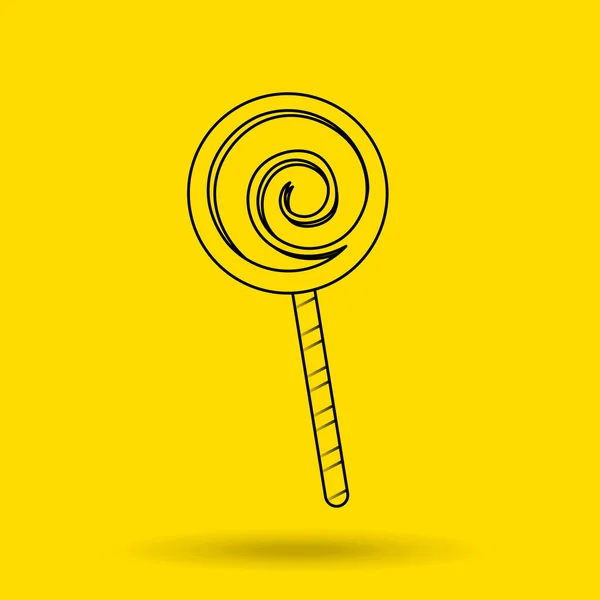 Diseño de tienda de dulces — Vector de stock